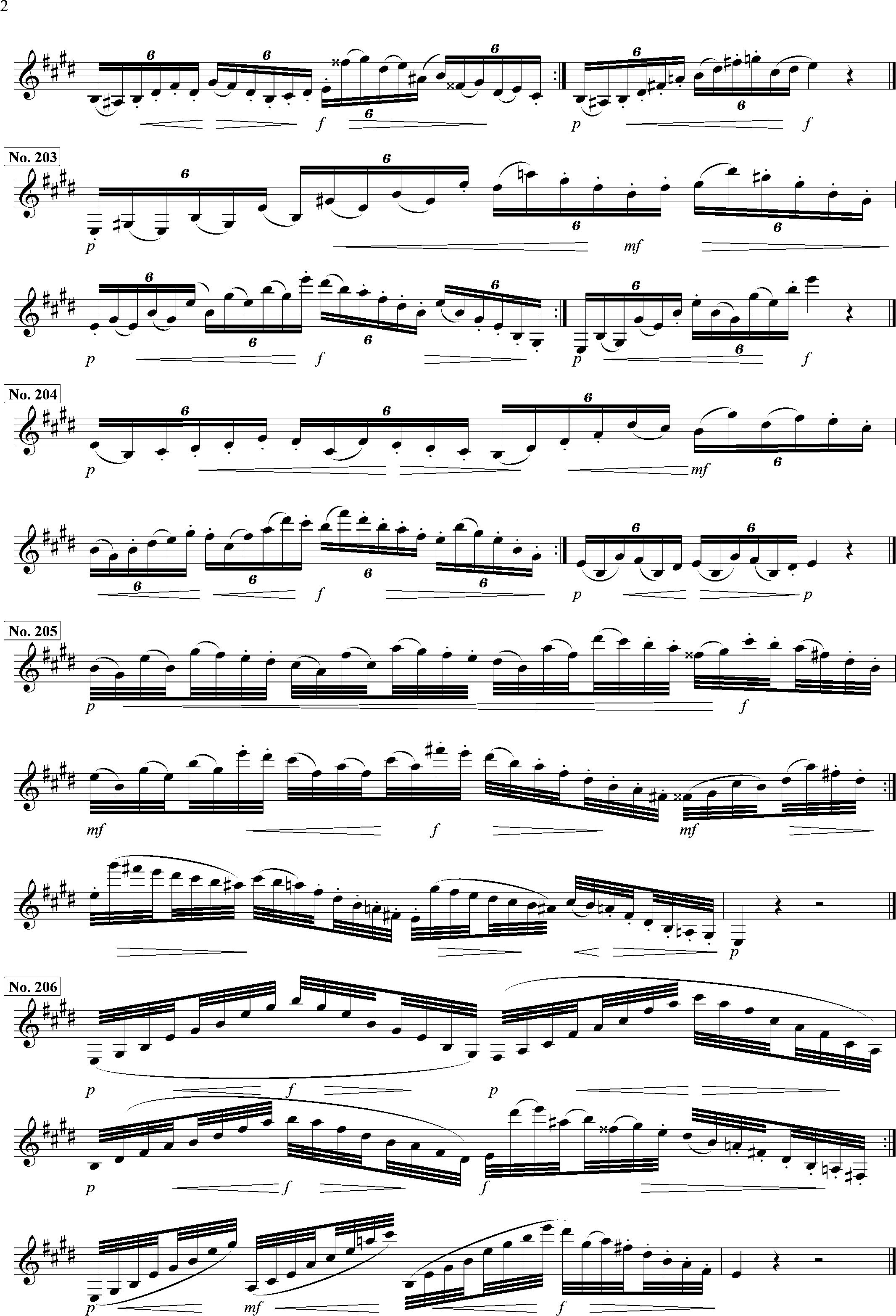 416 etüden, kröpsch e-major, page2